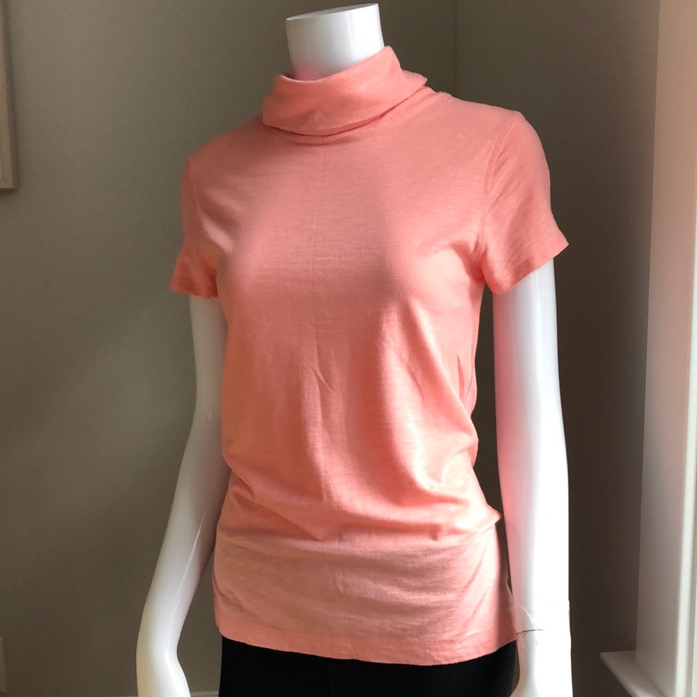 Athleta Cowl Neck Short Sleeve Top Sz S